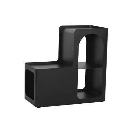 Tavolo aggiuntivo Home ESPRIT Nero Metallo 60 x 30 x 60 cm