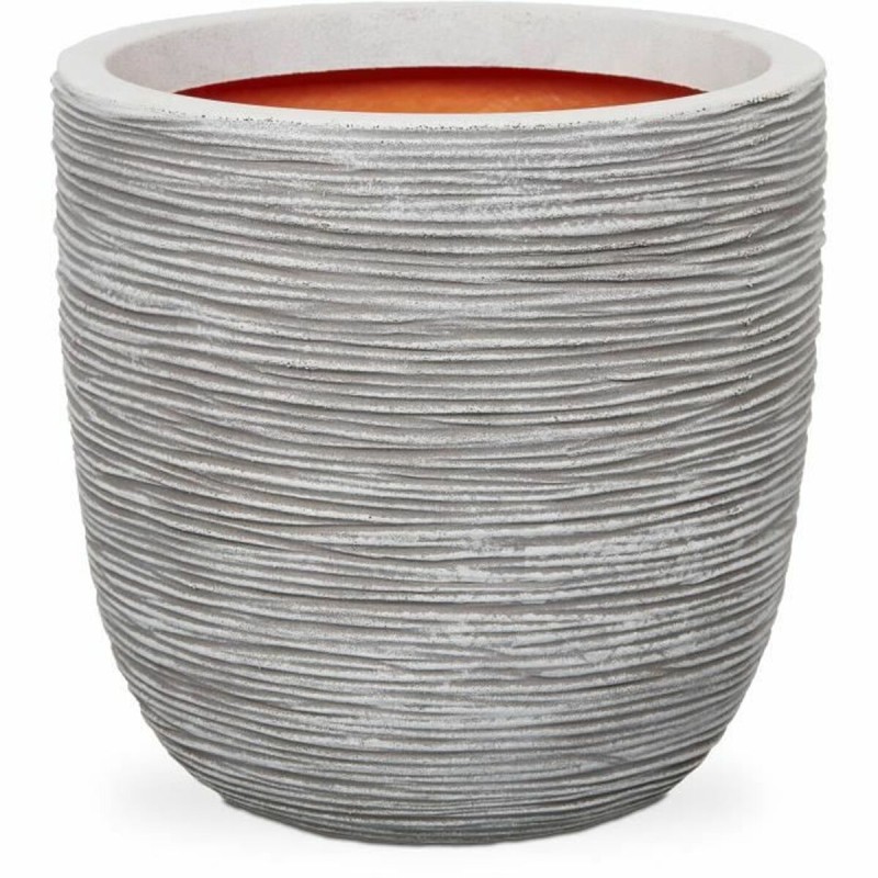 Vaso Capi Europe Nature Rib Avorio Plastica Vaso Capi Europe Nature Rib Avorio Plastica