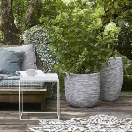 Vaso Capi Europe Nature Rib Avorio Plastica