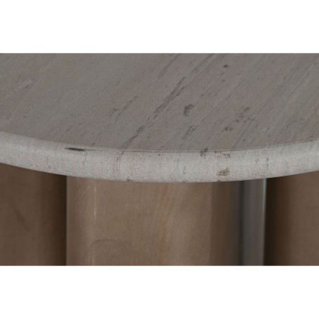 Tavolo aggiuntivo Home ESPRIT Legno Marmo 40 x 40 x 51 cm