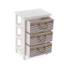 Cassettiera Versa Tabo Tessile Legno di paulownia 29 x 58 x 40 cm
