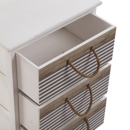 Cassettiera Versa Tabo Tessile Legno di paulownia 29 x 58 x 40 cm