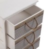 Cassettiera Versa Tabo Tessile Legno di paulownia 29 x 58 x 40 cm
