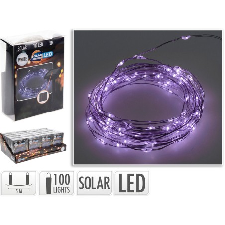 Ghirlanda di Luci LED Lifetime Violetta 7 m 2 m Solare