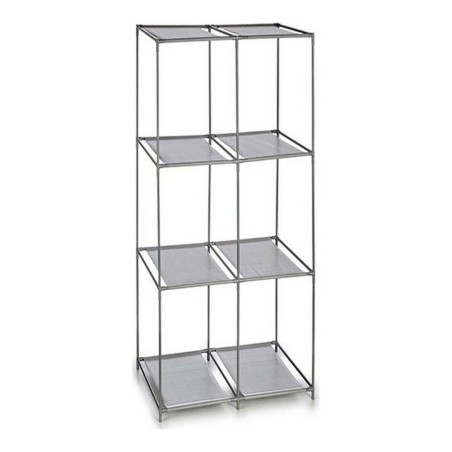 Scaffale Kipit WR4325 Grigio Metallo Stoffa Plastica