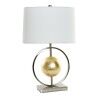 Lampada da tavolo DKD Home Decor 8424001806843 Bianco Dorato Argentato Metallo 60 W 220 V 40 x 22 x 64 cm