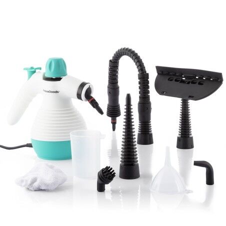 Pulitore a Vapore a Mano Multiuso con Accessori 9 in 1 Steany InnovaGoods 0,35 L 3 Bar 1000W