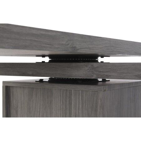Scrivania DKD Home Decor Naturale Grigio Metallo MDF (150 x 120 x 75 cm)