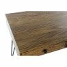 Scrivania DKD Home Decor 115 x 55 x 76 cm Naturale Nero Metallo
