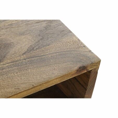 Scrivania DKD Home Decor 115 x 55 x 76 cm Naturale Nero Metallo