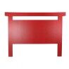 Testiera del Letto DKD Home Decor Nero Rosso Legno Abete Legno MDF 160 x 4 x 120 cm