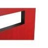 Testiera del Letto DKD Home Decor Nero Rosso Legno Abete Legno MDF 160 x 4 x 120 cm