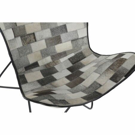 Sedia da Sala da Pranzo DKD Home Decor Bianco Nero Beige Grigio 74 x 70 x 90 cm