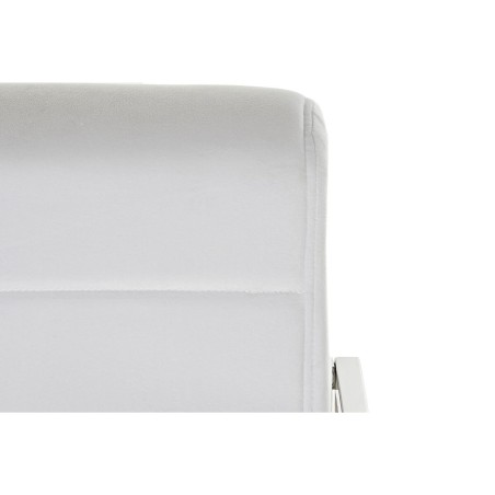 Sedia DKD Home Decor Poliestere Acciaio Bianco (56 x 68 x 92 cm)