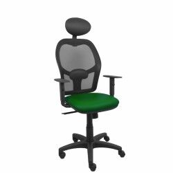 Sedia Ufficio con Poggiatesta Alocén Piqueras y Crespo B10CRNC Verde scuro