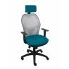 Sedia Ufficio con Poggiatesta Jorquera Piqueras y Crespo 10CRNCR Azzurro Grigio