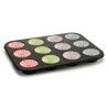 Teglia per Muffin Kinvara 55011 Multicolore 7 x 7 x 3 cm 35 x 3 x 26,5 cm Vassoio da Forno (12 Unità)