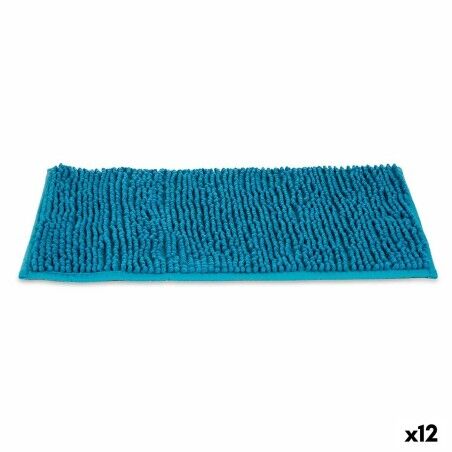 Tappeto da bagno Berilo BL/4 Azzurro Turchese Azul Océano 40 x 60 cm 59 x 40 x 2,5 cm (12 Unità)