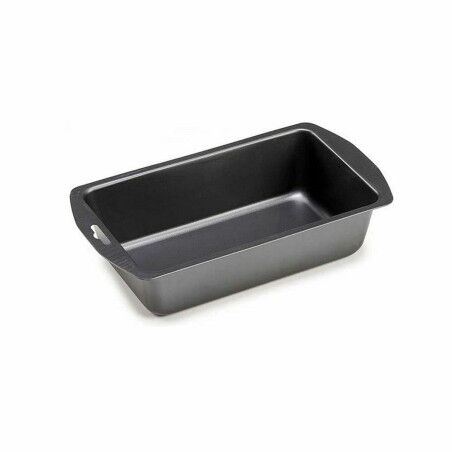 Stampo Rettangolare Kinvara CK56483-24 Grigio scuro Acciaio al carbonio 13 x 6,3 x 30 cm (12 Unità)