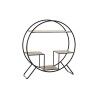Scaffale DKD Home Decor Nero Grigio chiaro Metallo Abete 90 x 30 x 100 cm (1)