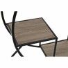 Scaffale DKD Home Decor Nero Grigio chiaro Metallo Abete 90 x 30 x 100 cm (1)