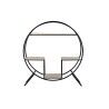 Scaffale DKD Home Decor Nero Grigio chiaro Metallo Abete 90 x 30 x 100 cm (1)