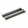Stampo per Baguette Kinvara CK62863-21 Grigio scuro Metallo Acciaio al carbonio 16 x 2,5 x 38 cm Pane (12 Unità)