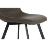Sedia DKD Home Decor Nero Grigio Metallo Poliuretano 63 x 49 x 85 cm 49 x 59 x 87 cm