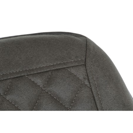 Sedia DKD Home Decor Nero Grigio Metallo Poliuretano 63 x 49 x 85 cm 49 x 59 x 87 cm