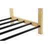 Scarpiera Home ESPRIT Nero Naturale 80 x 31 x 32 cm