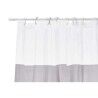 Tenda da Doccia Berilo 214 Grigio Trasparente Plastica PEVA 180 x 180 cm (12 Unità)