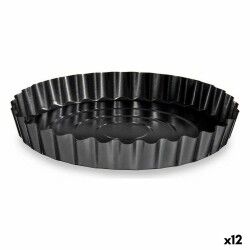Stampo da Forno Kinvara CK56493 Grigio scuro Metallo Acciaio al carbonio Ø 28 cm (12 Unità)