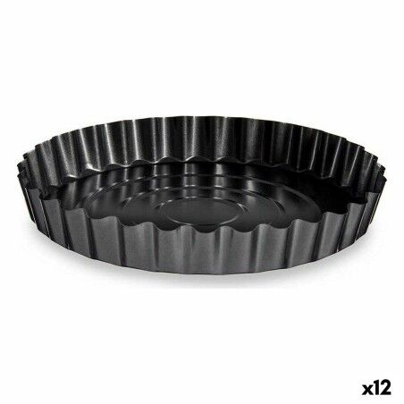 Stampo da Forno Kinvara CK56493 Grigio scuro Metallo Acciaio al carbonio Ø 28 cm (12 Unità)