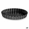 Stampo da Forno Kinvara CK56493 Grigio scuro Metallo Acciaio al carbonio Ø 28 cm (12 Unità)