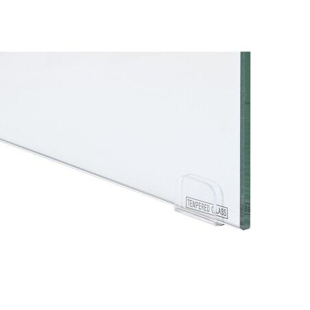 Scrivania DKD Home Decor Bianco Trasparente Cristallo Legno MDF 120 x 50 x 76 cm