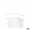 Bastone per Tende Berilo B0769L Bianco Alluminio 80 cm Di Doccia (24 Unità)