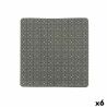 Tappetino Antiscivolo da Doccia Berilo BM509S -315 Grigio PVC 50,3 x 50,3 x 0,7 cm Quadri (6 Unità)