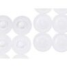 Tappetino Antiscivolo da Doccia Berilo BM630 - 302 Bianco PVC 68 x 36 x 1 cm 68 x 1 x 36 cm (6 Unità)