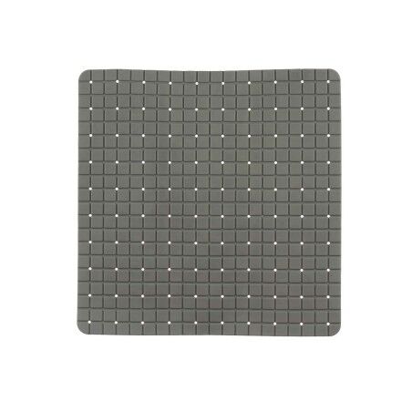 Tappetino Antiscivolo da Doccia Berilo BM509S -315 Grigio PVC 50,3 x 50,3 x 0,7 cm Quadri (6 Unità)