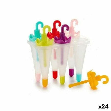 Stampo per Gelati Leknes CN71546-1 polipropilene 11 x 16,5 x 16 cm Ombrelli (24 Unità)