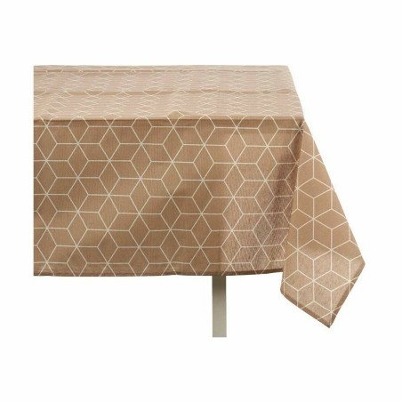 Tovaglia Tela Antimacchia Astratto 140 x 180 cm Beige (10 Unità)
