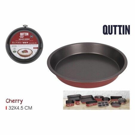Stampo da Forno Quttin Cherry Acciaio al carbonio 32 x 32 x 5 cm (12 Unità)