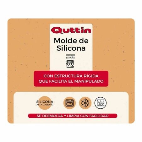 Stampo da Forno Quttin Silicone Rigido 27 x 27 cm (8 Unità)