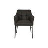 Sedia DKD Home Decor Nero Marrone scuro Grigio scuro 60 x 60 x 84 cm