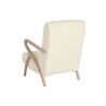 Poltrona Home ESPRIT Bianco Naturale 57 x 55 x 85 cm