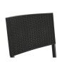 Mobili da giardino Home ESPRIT Nero 58 x 58 x 71,5 cm