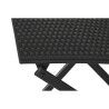 Mobili da giardino Home ESPRIT Nero 58 x 58 x 71,5 cm