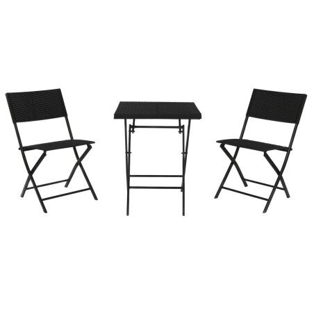 Mobili da giardino Home ESPRIT Nero 58 x 58 x 71,5 cm