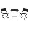 Mobili da giardino Home ESPRIT Nero 58 x 58 x 71,5 cm