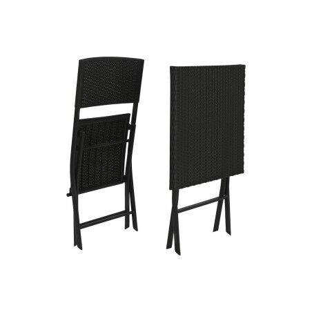 Mobili da giardino Home ESPRIT Nero 58 x 58 x 71,5 cm